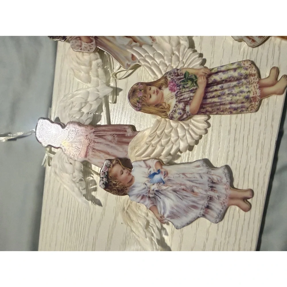 Bradford Editions Dona Gelsinger Heaven's Little Angels Ornament Set of 6